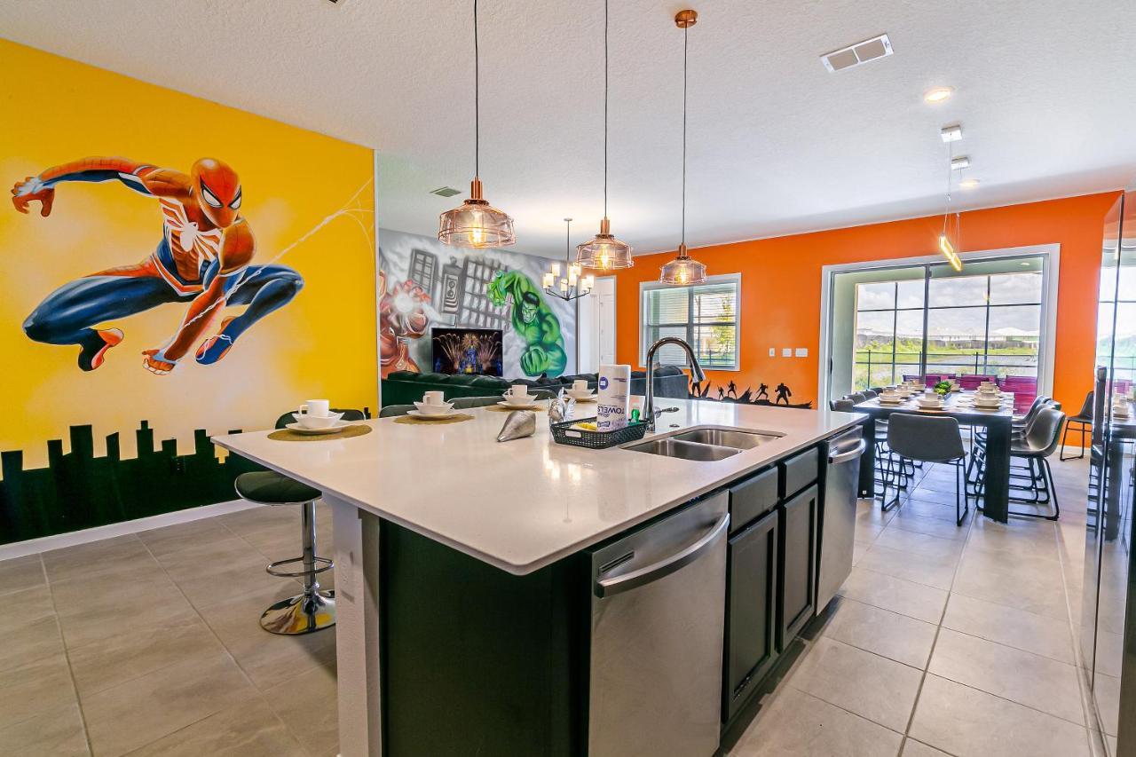 Luxury 12 Bedrooms Pool House 10 Min To Disney4630 Кисими Екстериор снимка