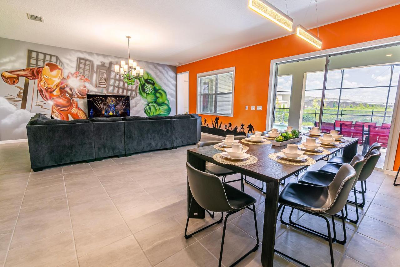 Luxury 12 Bedrooms Pool House 10 Min To Disney4630 Кисими Екстериор снимка